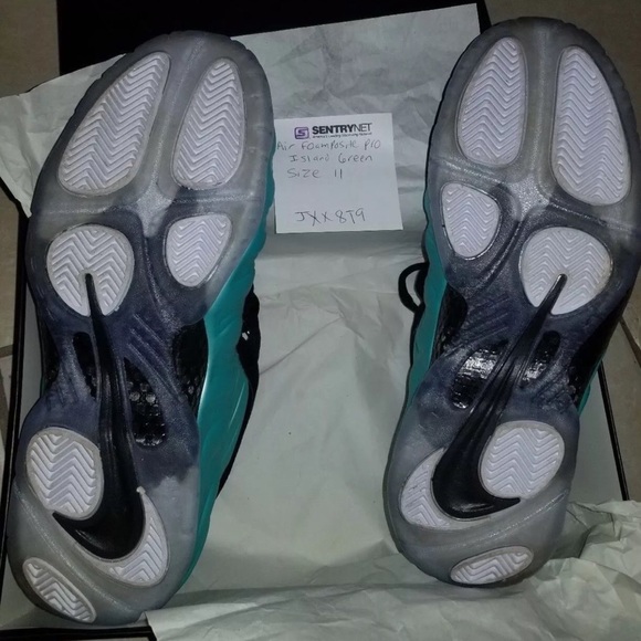 Nike Air Foamposite Pro Island Green sz 11 - Picture 1 of 2